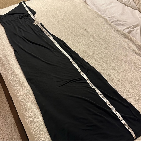 STAUD Black Letta One Shoulder Cutout Maxi Dress - Picture 8 of 15